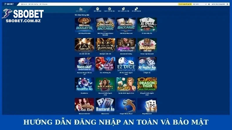 Hướng dẫn đăng nhập an toàn và bảo mật