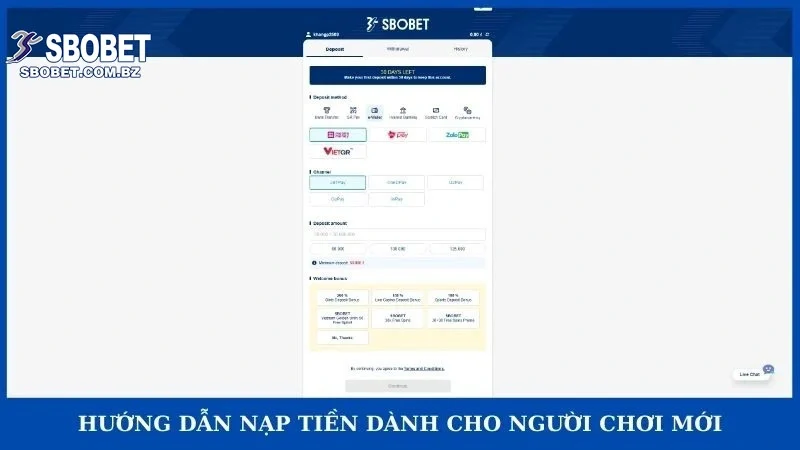 Hướng dẫn nạp tiền - bật mí cho newbie