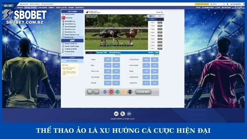 Thể thao ảo là xu thế cá cược của tương lai